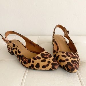 Beautiful animal print flats